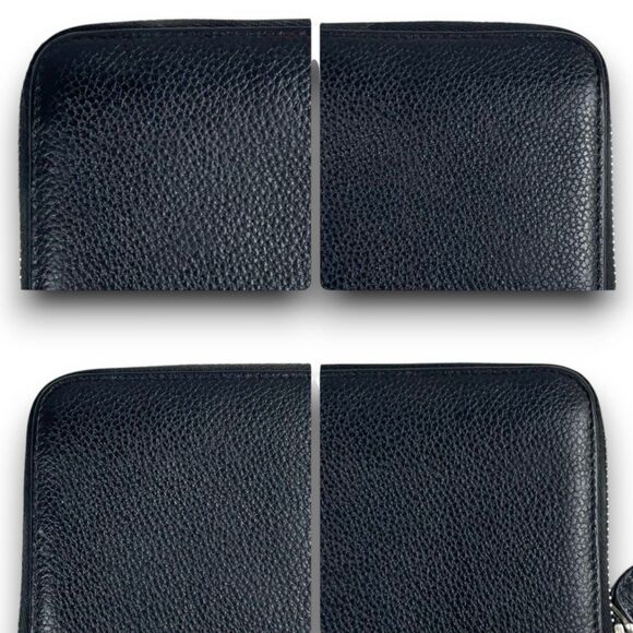 Saint Laurent Authentic Black Leather Long Continental Zippy Wallet w/ Box & Bag - Picture 4 of 10